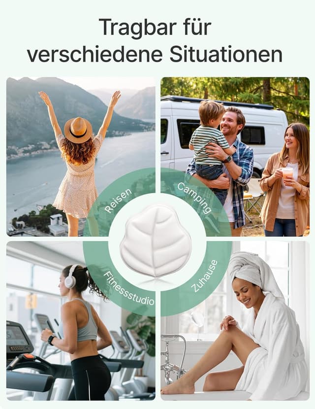 Thumbnail 6 de momcozy Duschbombe 14er-Set im Eukalyptusblatt-Design – Shower Steamer mit Pfefferminze- und Eukalyptus-Öl