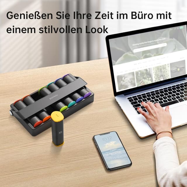 Thumbnail 5 de KOVIUU Tablettenbox 7 Tage Morgens Abends