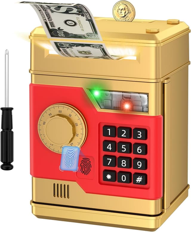 Thumbnail 6 de NAFEIV Electronic Piggy Bank, 600 coins