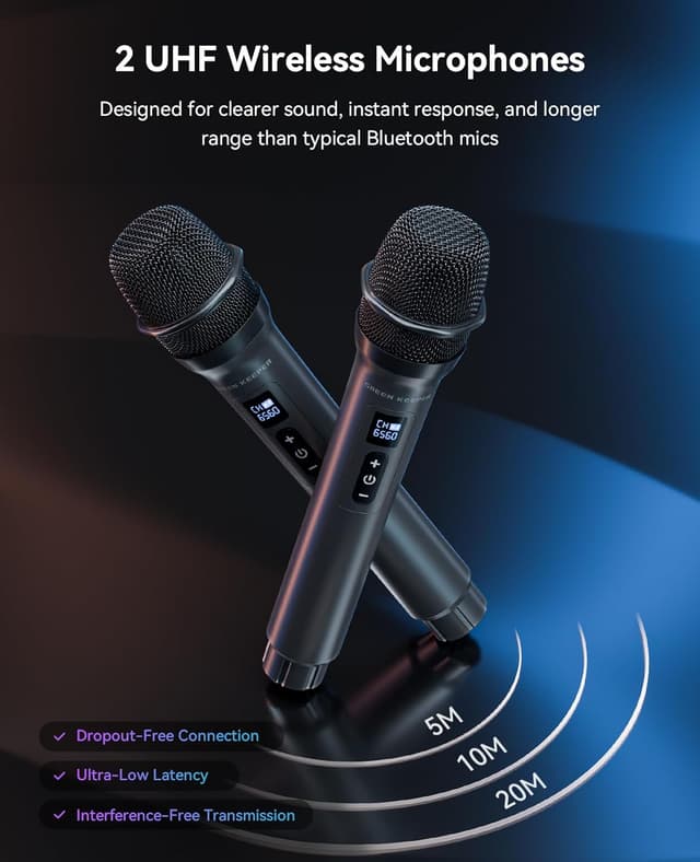 Thumbnail 2 de GKD80 Karaoke Machine 600W Peak