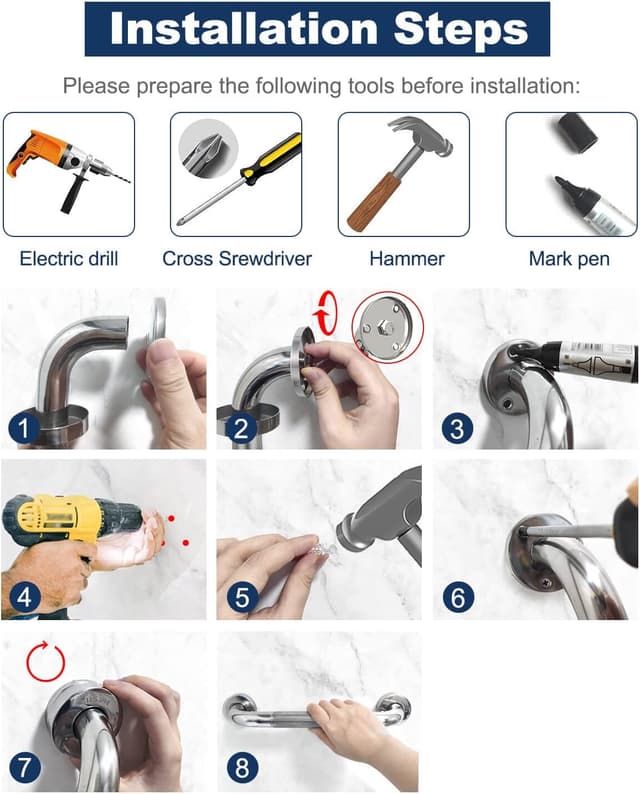 Thumbnail 4 de Howdah Haltegriff 30 cm für Dusche und Bad