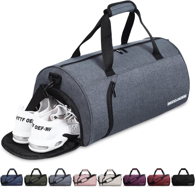 Detalle de BECOJADDE 35L gym duffel with shoe compartment