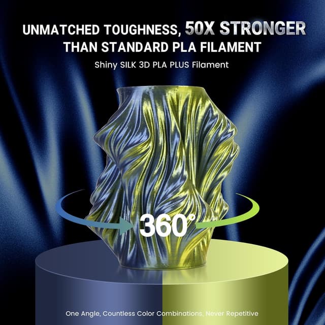 Thumbnail 3 de SUNLU Silk Dual Color PLA+ 1.75mm 1kg spool 🎨