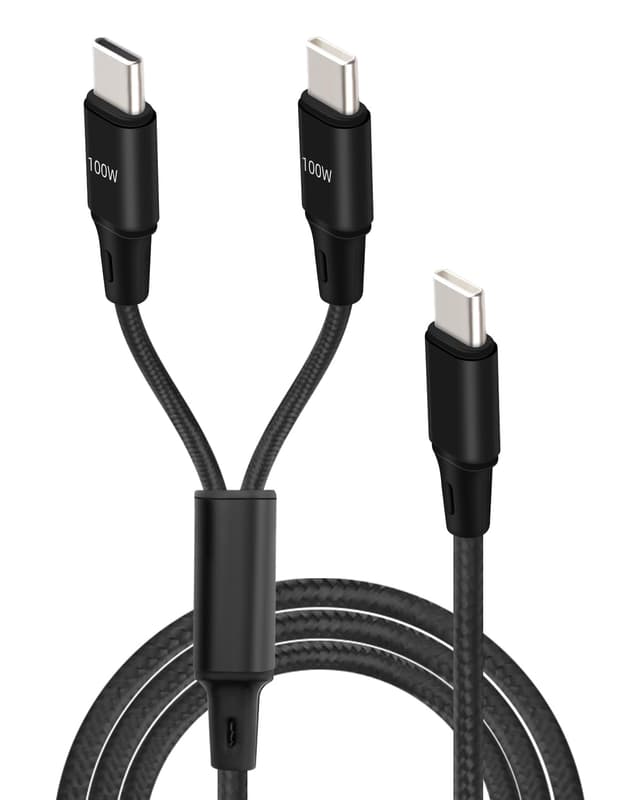 Imagen de YANBORONSN 100W 2-in-1 USB C Cable en OfertitasTOP