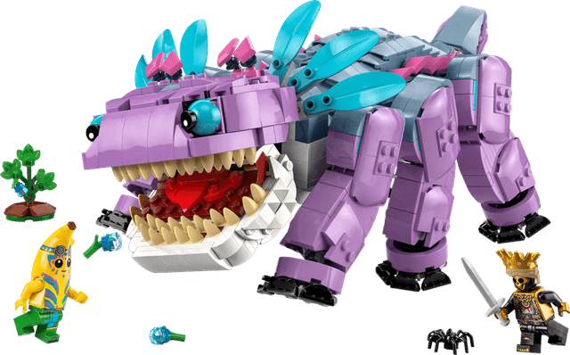 Detalle de LEGO Fortnite Klombo 77077 – bewegliches Klombo-Modell zum Insel-Spiel