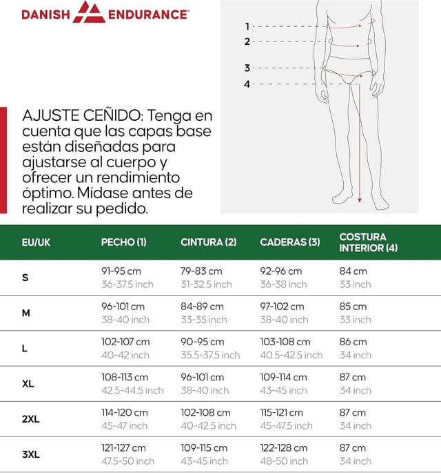 Thumbnail 5 de DANISH ENDURANCE Capa Base Media 180 g/m²