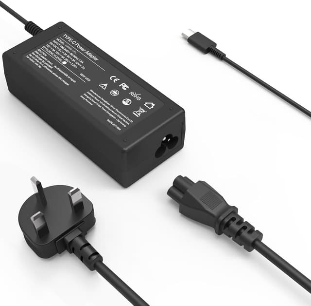 Detalle de Riabwwox Universal 65W USB C Laptop Charger