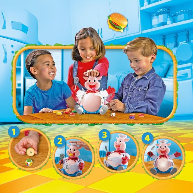 Detalle de Goliath Otto il Maialotto + Puzzle (Esclusiva Amazon) – Gioco da tavolo per bambini 4+