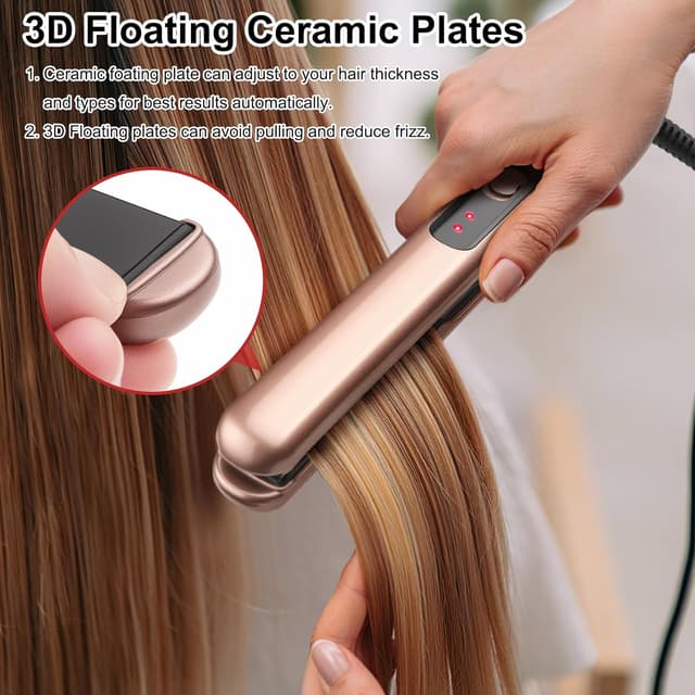 Detalle de JAETON Mini travel hair straightener 22cm