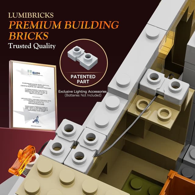 Detalle 1 de Lumibricks King’s Castle Treasury 3209 Teile