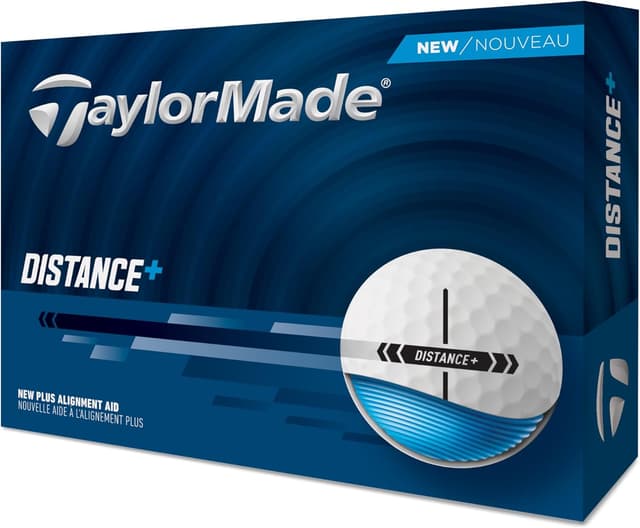 Imagen de TaylorMade 2025 Distance+ Golf Balls 2‑piece en OfertitasTOP