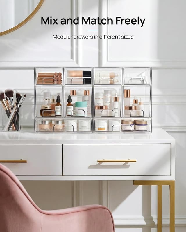 Thumbnail 6 de Vtopmart Clear Acrylic Storage Containers, 4-Pack