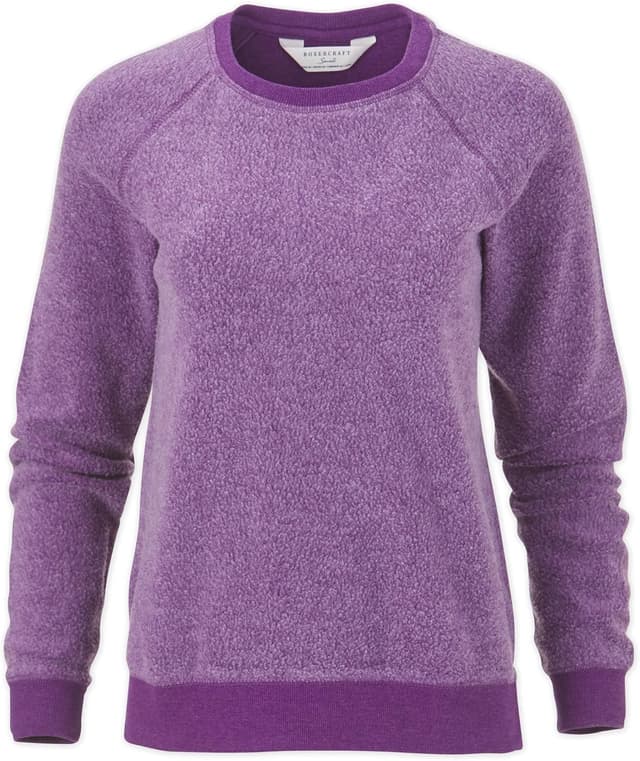 Detalle de boxercraft Women’s NCAA Team Logo Fleece Out Crew