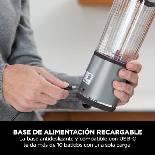 Thumbnail 7 de Ninja Blast Batidora portátil BC151EUBK 530 ml y tapa antigoteo