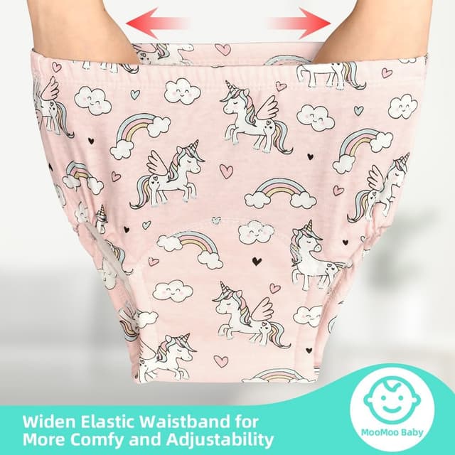 Thumbnail 6 de Aolso Potty Training Pants – reusable 6-pack cotton training underwear (TPU waterproof) for girls