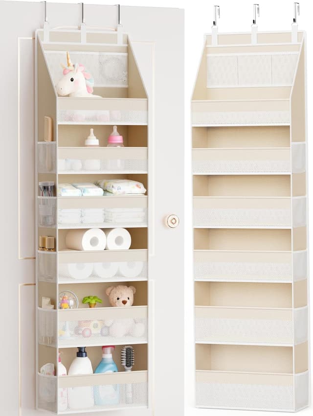 Detalle de Criusia Over the Door Organizer 6-Shelf