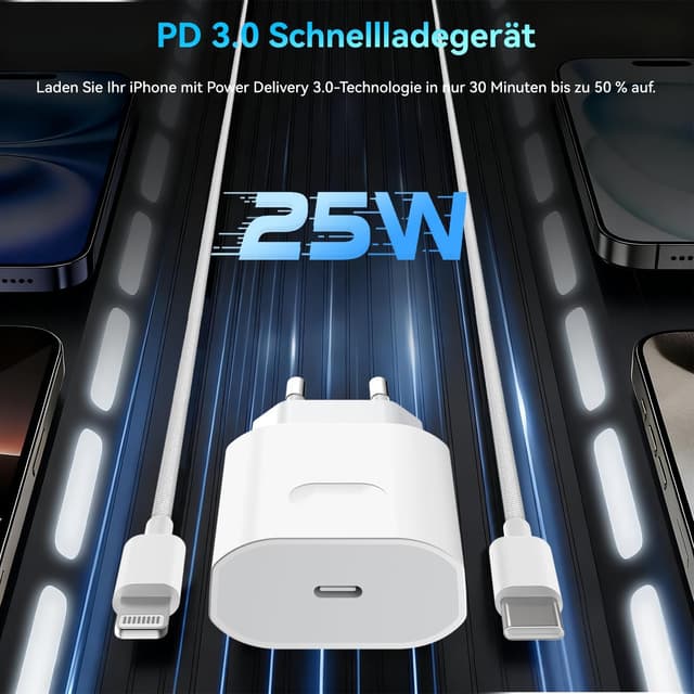 Detalle de ANVSI Schnellladegerät 25W