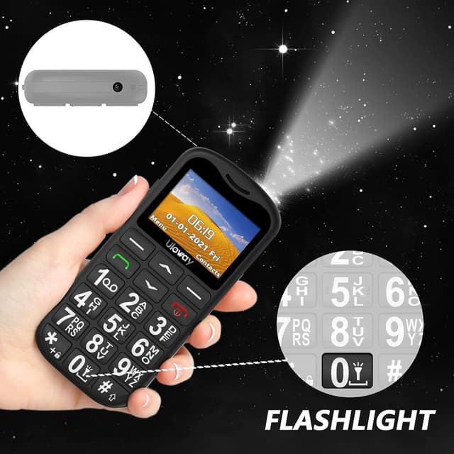 Thumbnail 6 de uleway Big Button Mobile Phone 800mAh