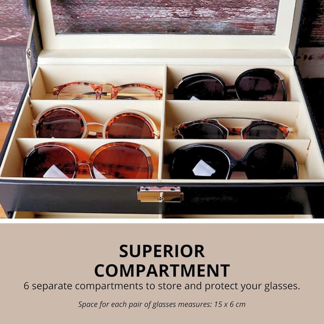 Thumbnail 2 de MAGIC SELECT Scatola per Occhiali con Coperchio in Vetro