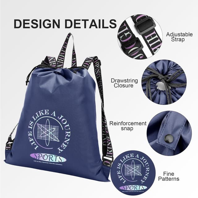 Thumbnail 2 de AiQInu Mochila cuerdas 47,5x39,5 cm