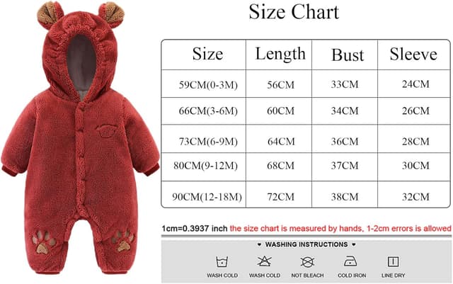 Thumbnail 6 de Chamie Baby Hooded Winter Romper