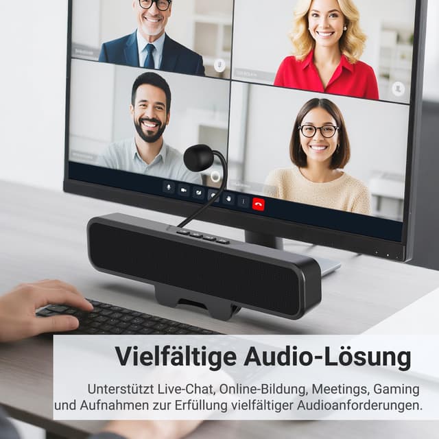 Detalle 2 de INGA Computer-Lautsprecher mit abnehmbarem Mikrofon