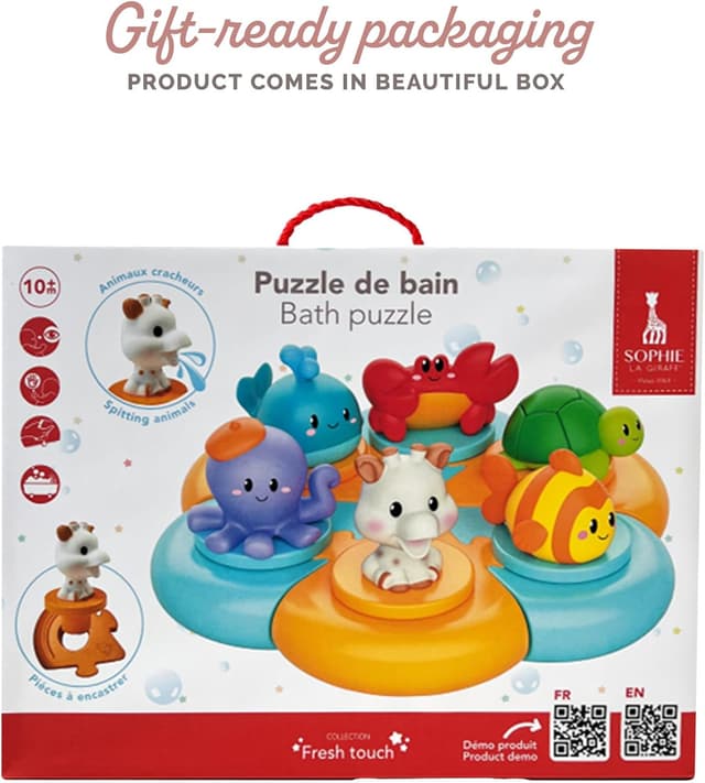 Detalle 2 de Sophie la girafe Bad-Puzzle 1 Spielspaß