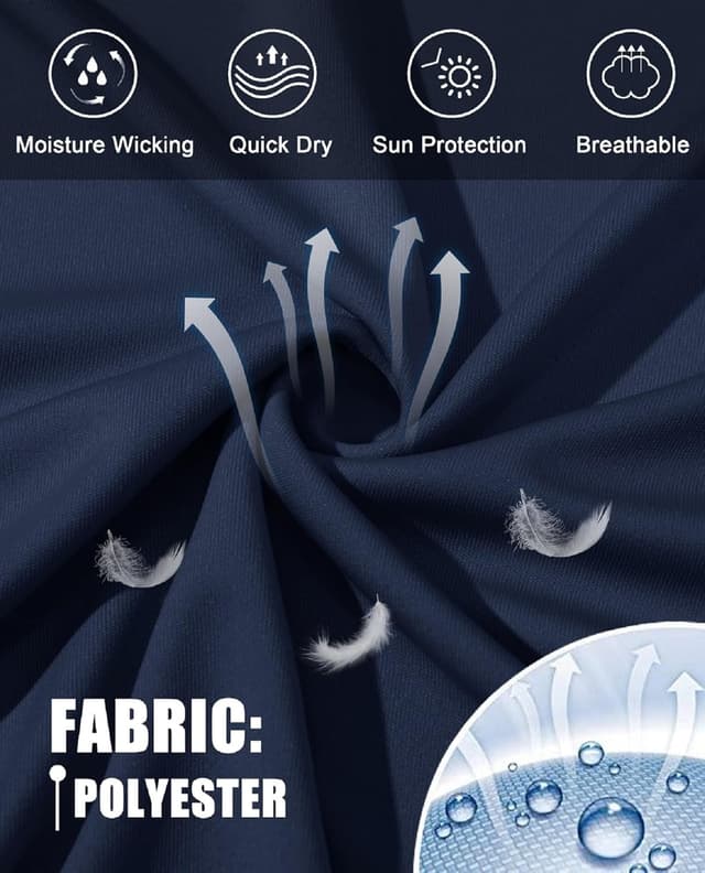 Thumbnail 6 de KEFITEVD UV-Shirt Herren Sportshirt Kurzarm UPF50+