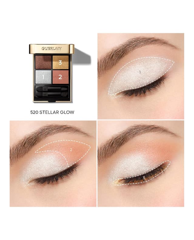 Thumbnail 4 de Guerlain Ombres G Stellar Glow, paleta 4 tonos 💄