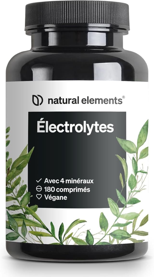 Detalle de Électrolytes en comprimés (180 comprimés) avec magnésium, calcium, sodium et chlorure – adapté au régime keto
