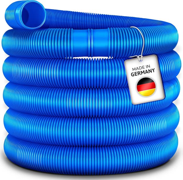 Thumbnail 6 de tillvex Poolschlauch Made in Germany (Schwarz) mit Muffen – Schwimmbad-, Saug- und Pumpenschlauch, 20 m / 38 mm