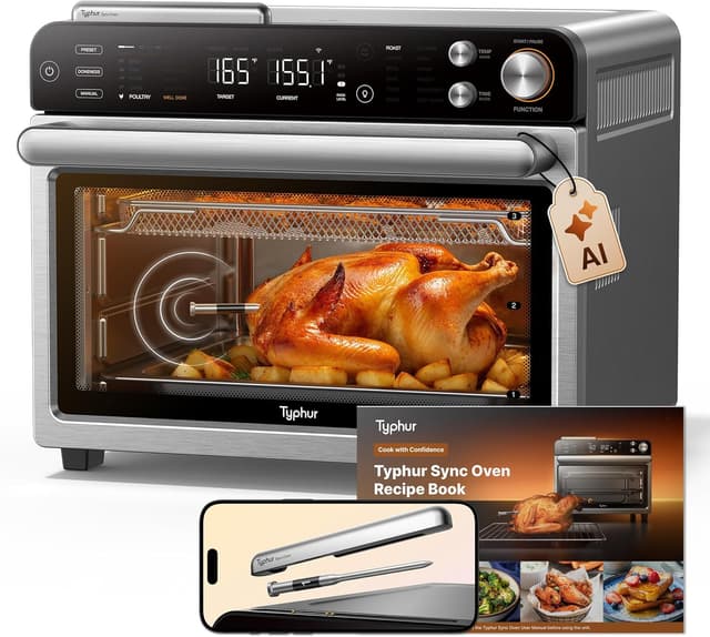 Imagen de Typhur Sync Oven 27 QT countertop air fryer toaster oven en OfertitasTOP