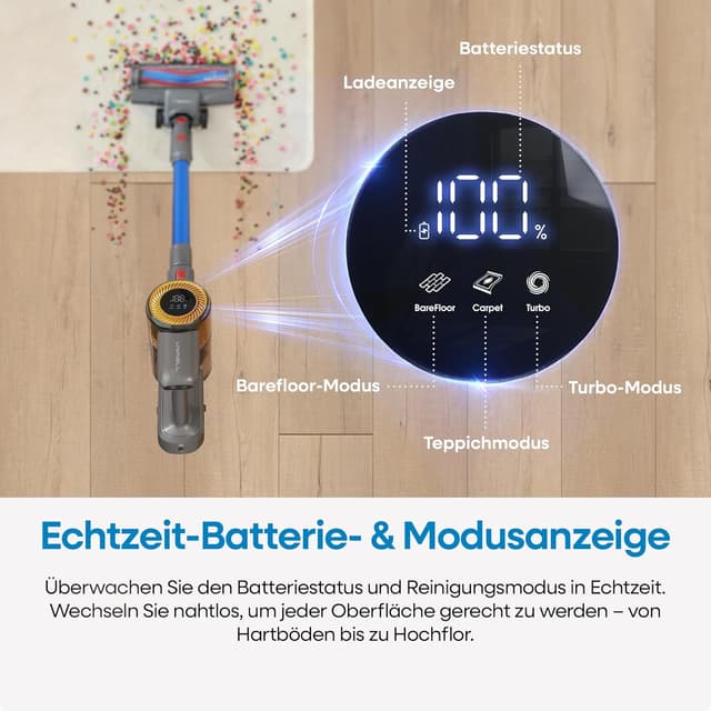 Thumbnail 2 de UNINELL HOME UV1 Akku Staubsauger 45KPa