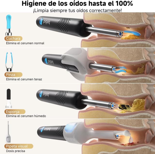 Thumbnail 6 de Bebird R1 Ultra limpiador de oídos con cámara