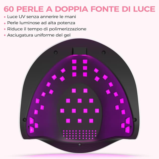 Thumbnail 1 de NAILGIRLS Lampada UV 268W per unghie