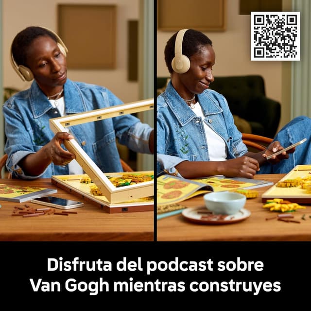 Thumbnail 4 de LEGO Art Vincent van Gogh 🌻 Maqueta 3D para Decoración