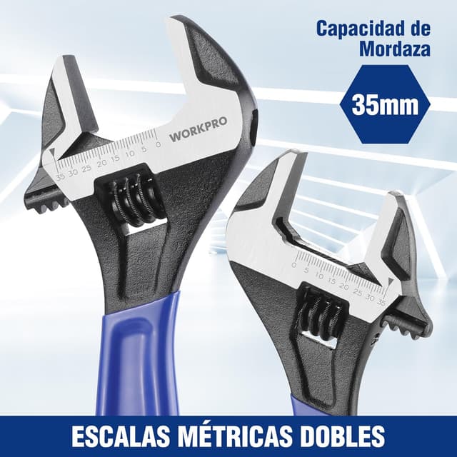 Thumbnail 4 de WORKPRO Llave Inglesa 250 mm 35 mm
