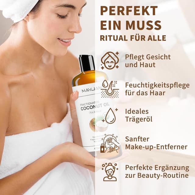 Thumbnail 2 de MAYJAM Fraktioniertes Kokosöl Bio