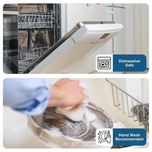 Detalle de Viking Hybrid Plus 3-Ply Ceramic Nonstick Frying Pan Set (9.5” & 11”), PFAS-Free, Induction Compatible