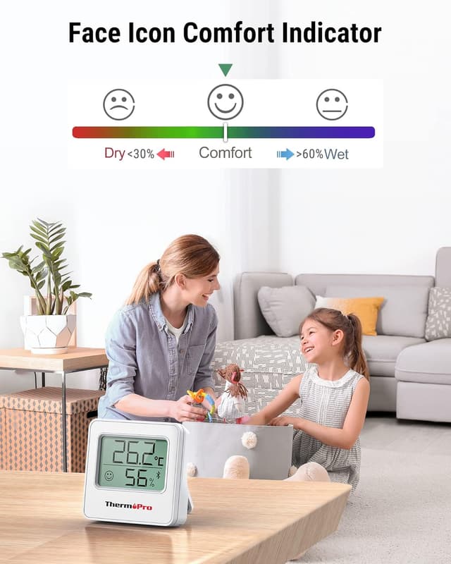 Thumbnail 5 de ThermoPro TP357 Bluetooth Hygrometer 80m đĄ