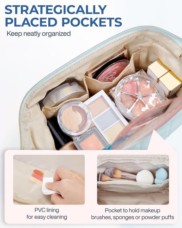 Thumbnail 3 de BAGSMART Puffy Makeup Travel Bag 1 PC