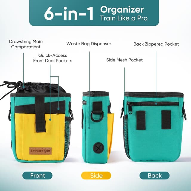 Thumbnail 3 de Leisuremix Dog Treat Pouch 350 ml