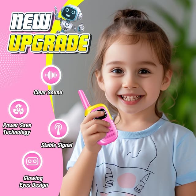 Thumbnail 4 de Gifitizi Walkie-Talkie per bambina 3–10 anni