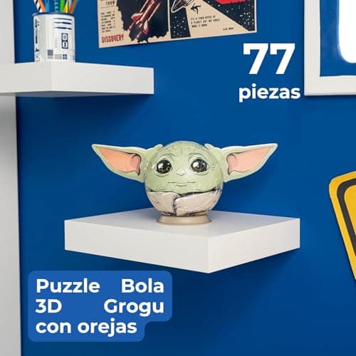 Detalle 2 de Ravensburger Grogu 3D, puzzle 72 piezas para niños 🧩