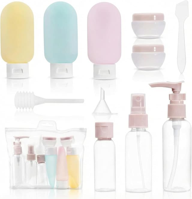 Detalle de Carehabi kit 11 piezas botes viaje 80 ml