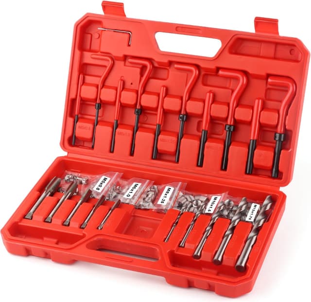 Imagen de BINGCOBBER 131PCS Thread Repair Kit M5–M12 🛠 en OfertitasTOP