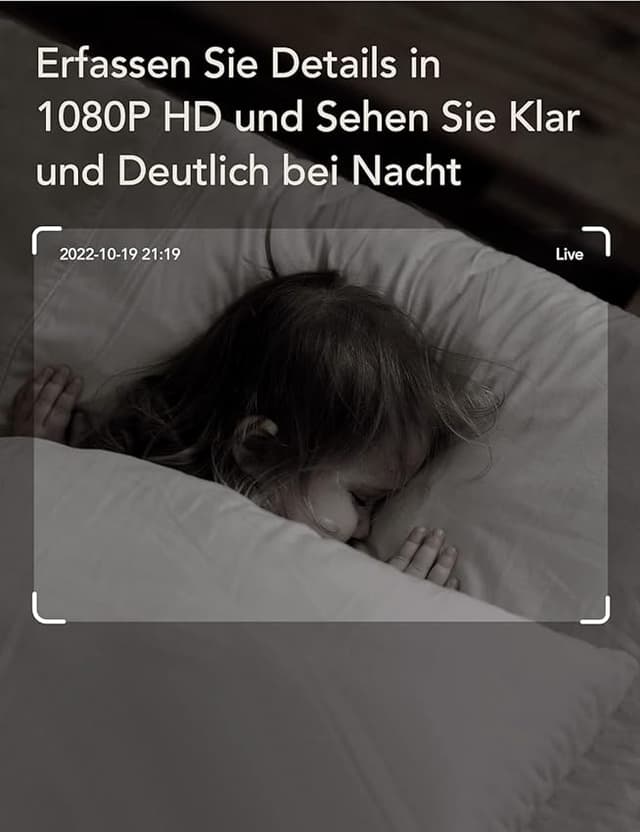Detalle 2 de Nooie Cámara Vigilancia Bebe 2K, Audio Bidireccional y Alexa