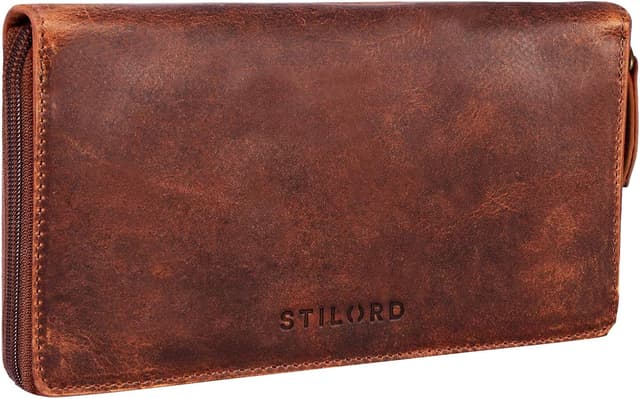Detalle de STILORD Emilia Billetera de cuero RFID