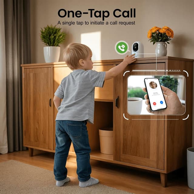 Detalle 2 de INFIYA K7 2P 2K pet camera with night vision