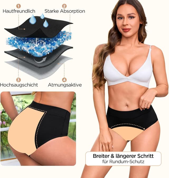 Thumbnail 3 de Briyat Bragas Menstruales Algodón 3 Piezas 50/100 ml